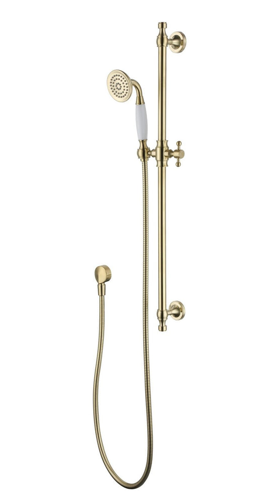 Bordeaux Shower On Rail - Brushed Bronze