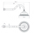 Bordeaux Shower Arm With Shower Head - Brushed Nickel