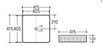Cascade Square Above Counter Basin  - Matte White