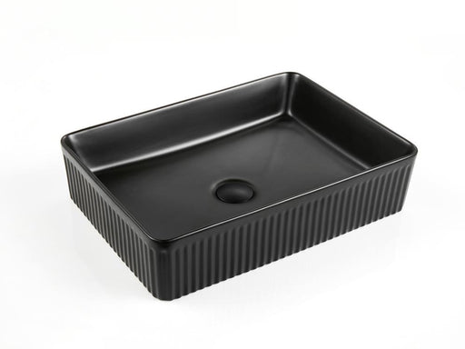 Cascade Rectangle Above Counter Basin  - Matte Black