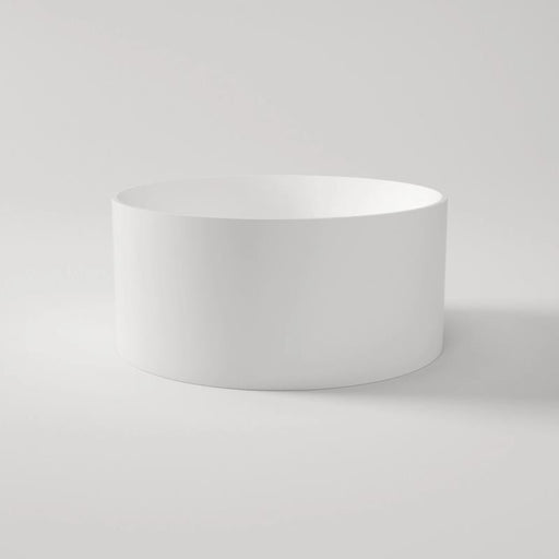 Round Matte White Free Standing Bath
