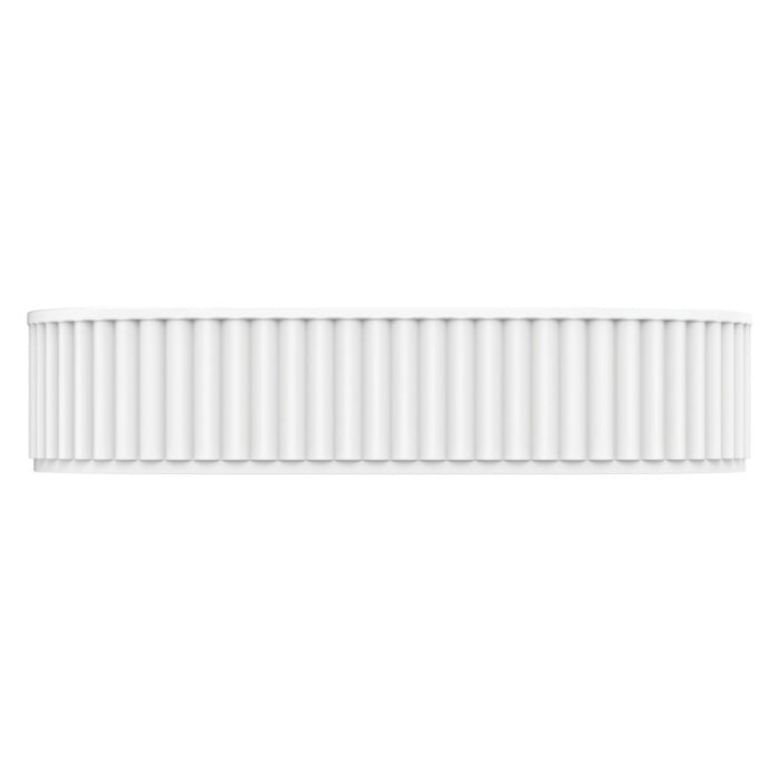 Minka Pill Solid Surface Above Counter Basin - Matte White
