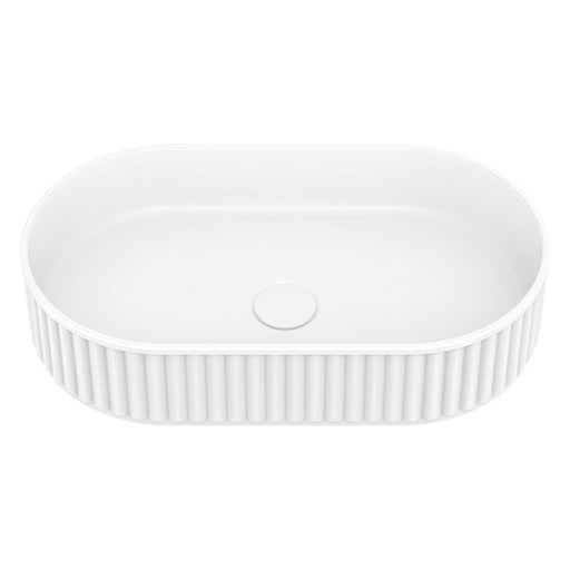 Minka Pill Solid Surface Above Counter Basin - Matte White