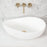 Wave Oval Basin Matte White