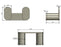 Curvaé Double Robe Hook - Matte Black
