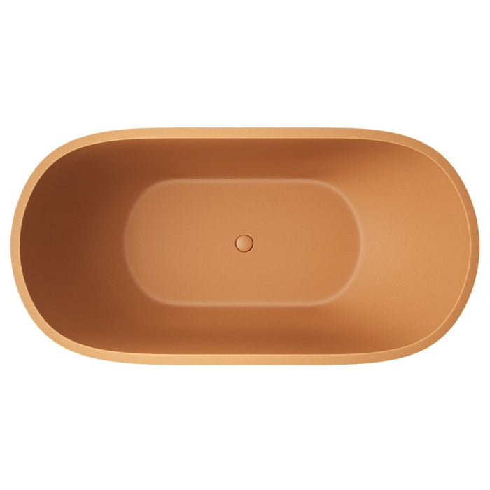 Jada 1500mm Concrete Bath, Tuscan