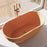 Jada 1500mm Concrete Bath, Tuscan