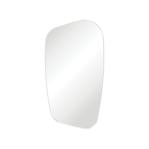 Capriccio Asymmetrical Framed Mirror - Matte White