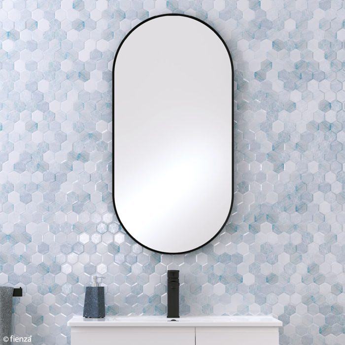 Empire Framed Mirror - Matte Black
