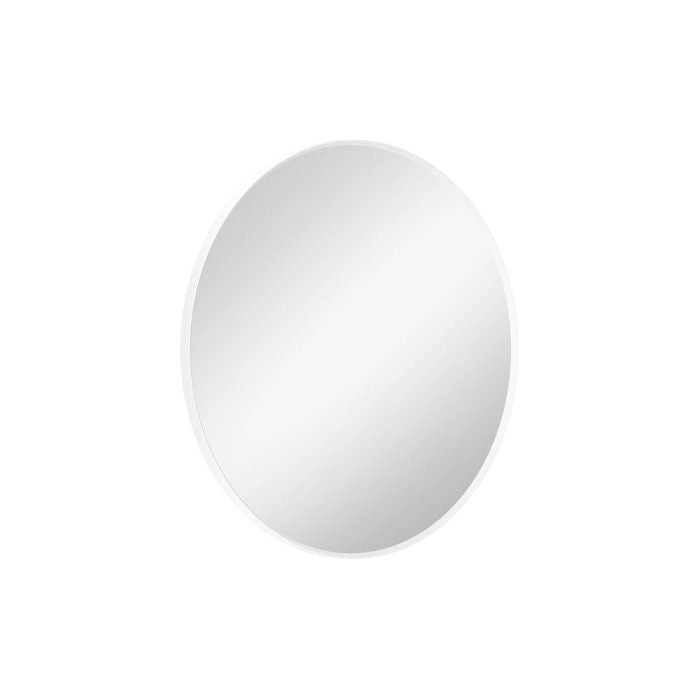 Reba  Framed Mirror - Matte White