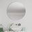 Reba  Framed Mirror - Matte White