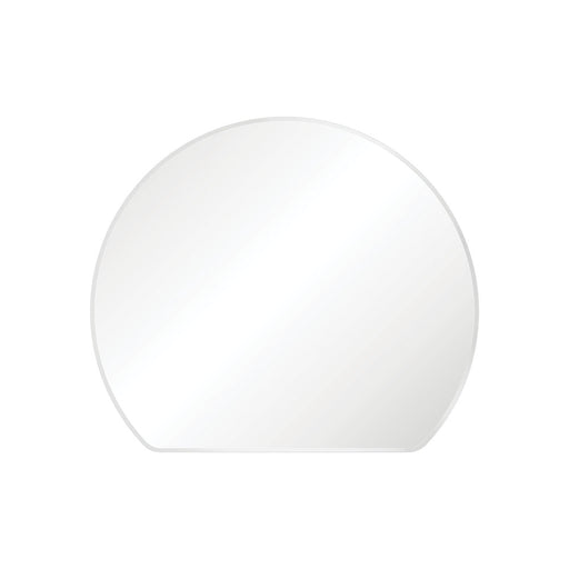 Sunrise Round Framed Mirror -  Matte White