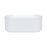 Eleanor Fluted Freestanding Acrylic Bath - Gloss White