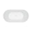 Eleanor Fluted Freestanding Acrylic Bath - Gloss White