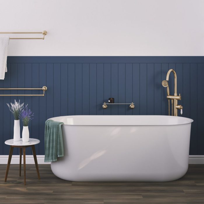 Windsor Freestanding Acrylic Bath - Gloss White