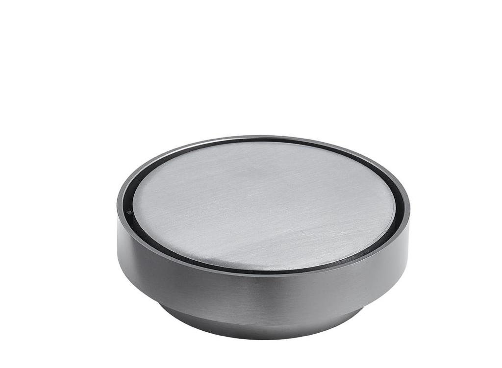 Gun Metal  Round Tile Insert Floor Waste