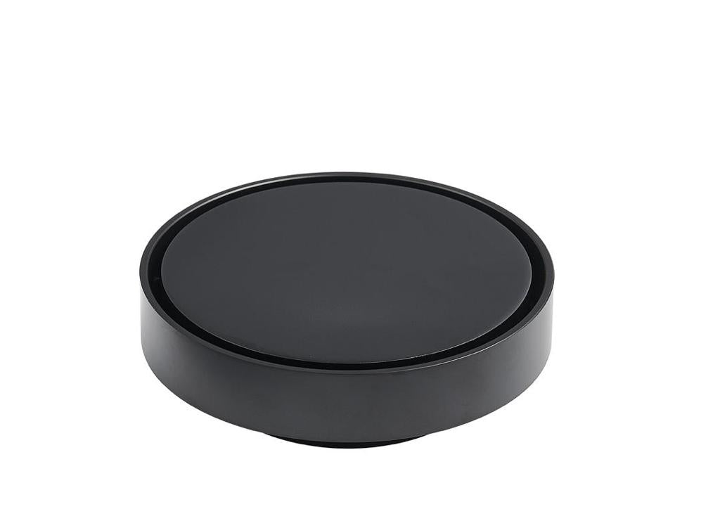 Black Round Tile Insert Floor Waste