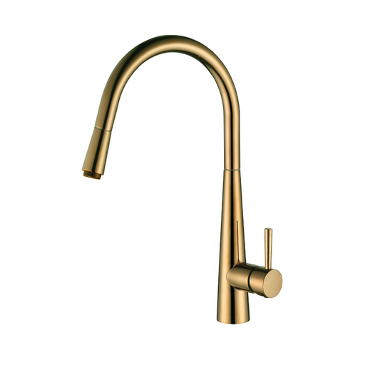 Kasper Pull Out Kitchen Mixer - Brushed Bronze