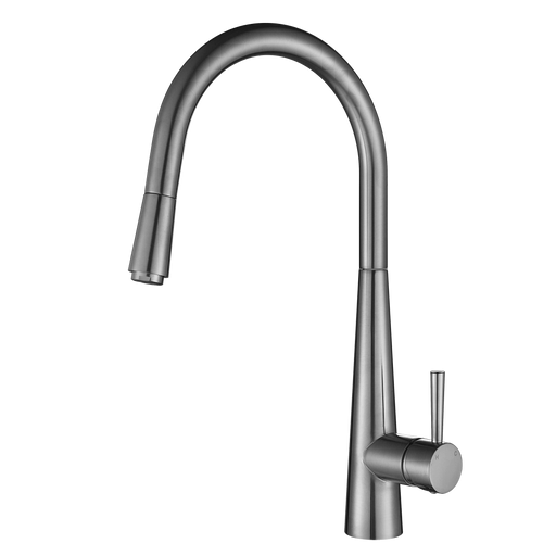 Kasper Pull Out Kitchen Mixer Brushed Nickel
