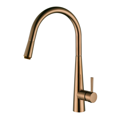 Kasper Pull Out Kitchen Mixer - Champagne