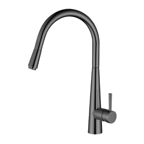 Kasper Pull Out Kitchen Mixer - Gun Metal