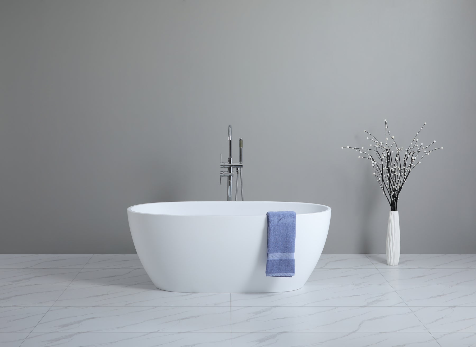 Stella 1500mm Matte White Bath