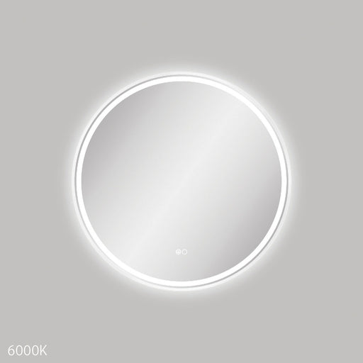 Reba LED  Framed Mirror - Matte White