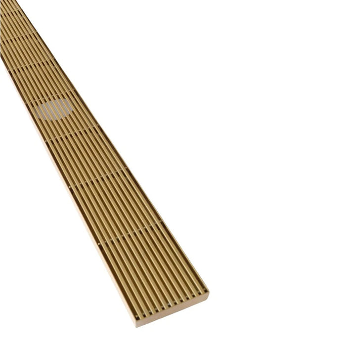 Grill Drain - Pre-Cut Waste (80mm Outlet) –  Gold