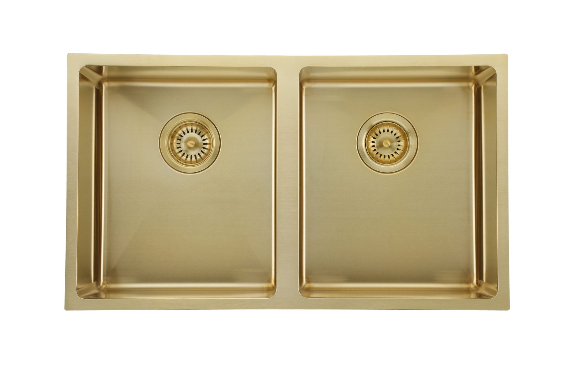 Light Gold Double Bowl Sink