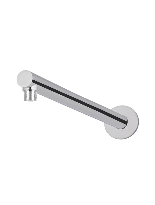 Round Wall Shower Arm 400mm - Polished Chrome