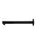 Round Wall Shower Arm 400mm - Matte Black