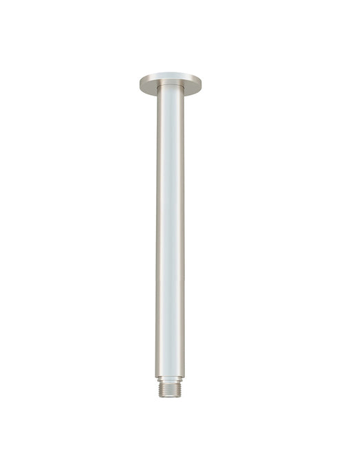 Round Ceiling Shower  Arm 300mm - Brushed Nickel
