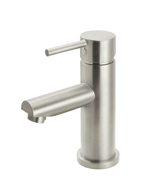 Round Basin Mixer - Brushed Nickel