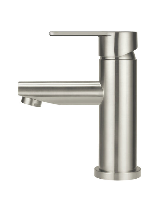 Round Paddle Basin Mixer - Brushed Nickel