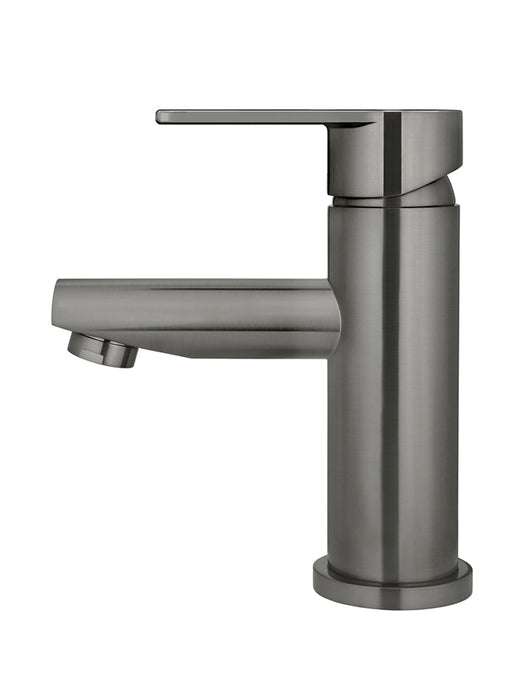 Round Paddle Basin Mixer - Shadow Gunmetal