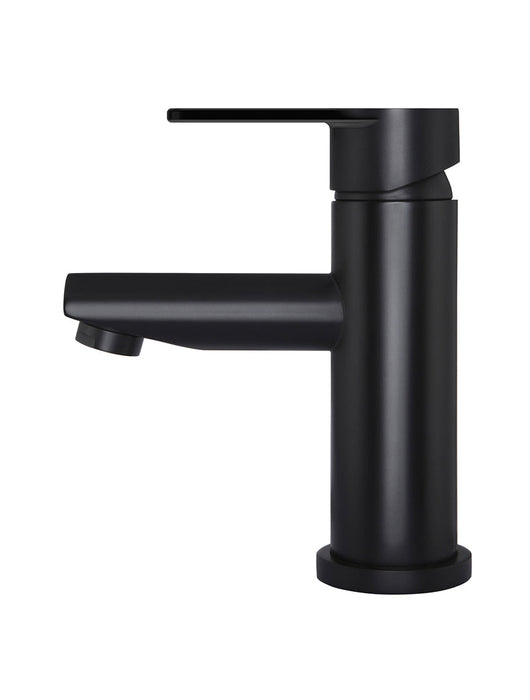 Round Paddle Basin Mixer - Matte Black