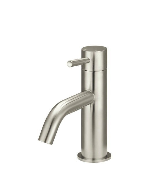 Piccola Basin Mixer Tap - Brushed Nickel