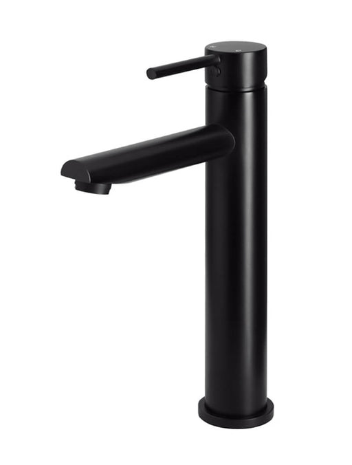 Round Tall Basin Mixer - Matte Black