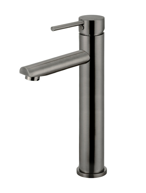 Round Tall Basin Mixer - Shadow Gunmetal