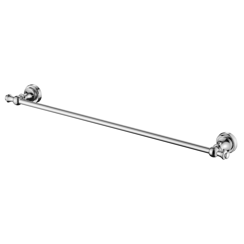 Medoc 600mm Single Towel Rail - Chrome