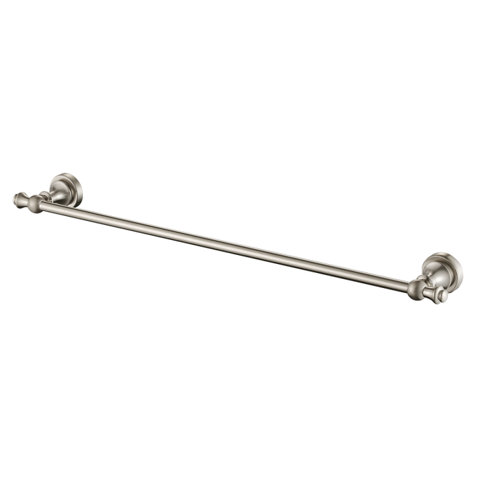 Medoc 600mm Single Towel Rail - Brushed Nickel