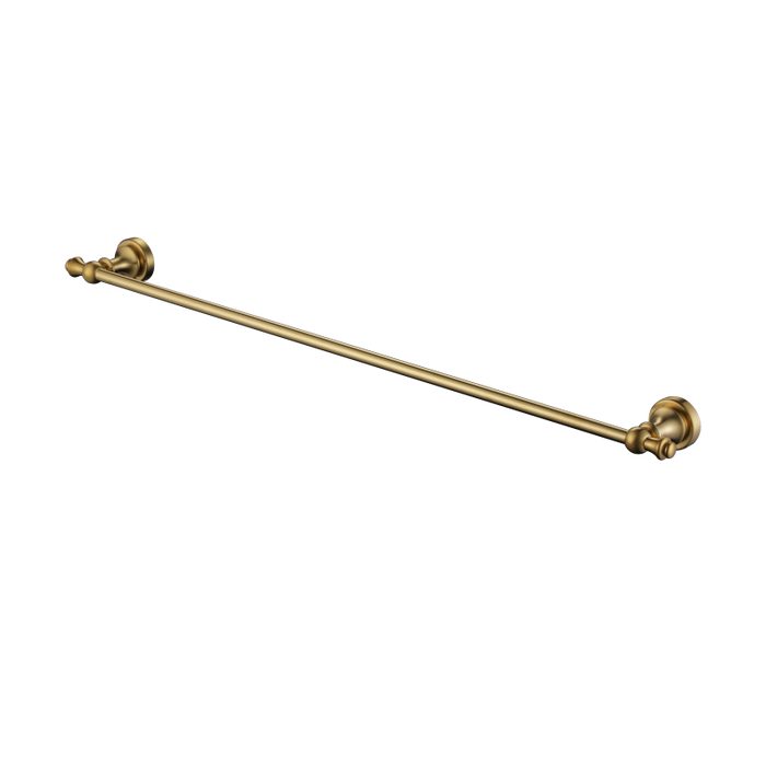 Medoc 750mm Single Towel Rail - Brushed Bronze