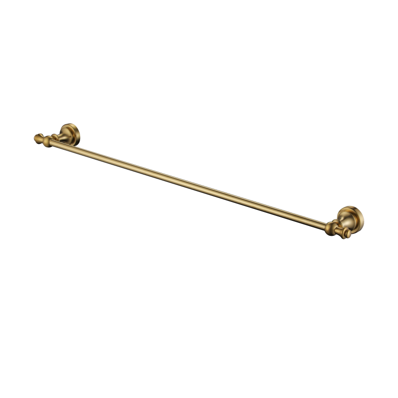 Medoc 750mm Single Towel Rail - Brushed Bronze