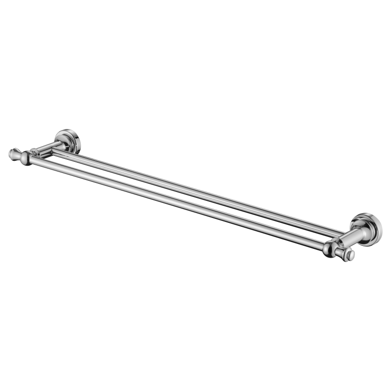 Medoc 600mm Double Towel Rail - Chrome