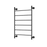 Medoc 6 Bar Heated Towel Rail – Matt Black