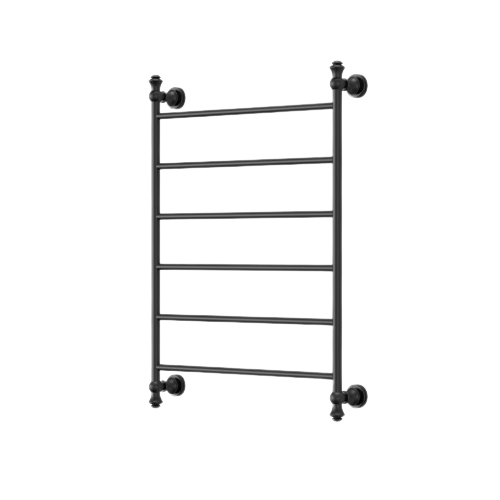 Medoc 6 Bar Heated Towel Rail Matt Black