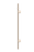 Heated Vertical Towel Rail - Champagne