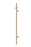 Heated Vertical Towel Rail - Champagne