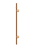 Heated Vertical Towel Rail - Lustre Bronze