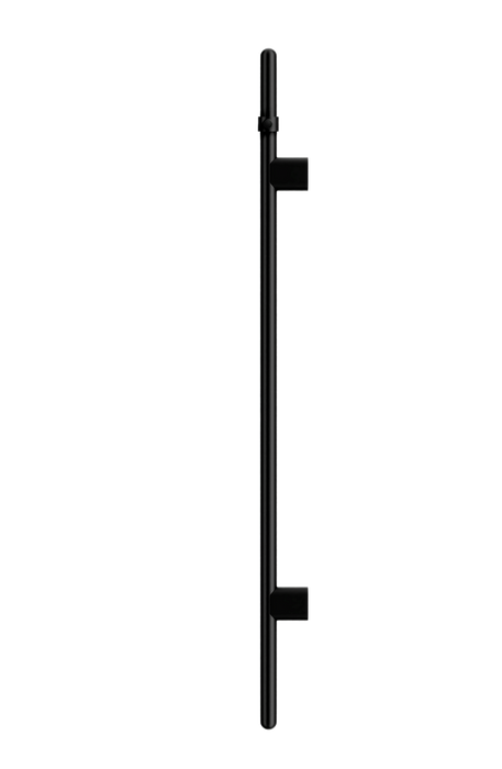 Heated Vertical Towel Rail - Matte Black